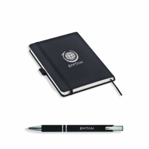 מחברת/פנקס כריכה קשה A6 + עט EMTAN EMTAN